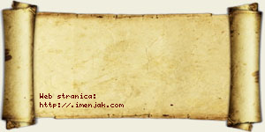 Mina Vesović vizit kartica